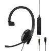 Sennheiser ADAPT 100 ενσύρματο On-Ear headset με μικρόφωνο Noise-Cancelling, USB-A, μαύρο