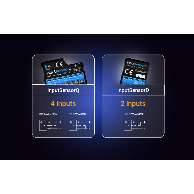 Blebox inputSensorD WiFi Μονάδα ψηφιακού αισθητήρα 2 εισόδων