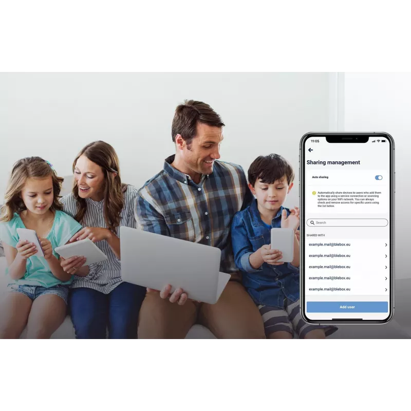 BLEBOX inputSensorQ WiFi Μονάδα 4 εισόδων