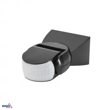 BEMKO Αισθητήρας κίνησης PIR 1200W 180° IP65 Μαύρο