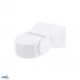 BEMKO Ανιχνευτής κίνησης PIR 1200W 180° IP65 Λευκό