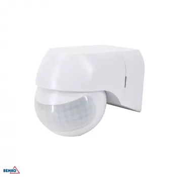 BEMKO Ανιχνευτής κίνησης PIR 800W 180° Λευκό