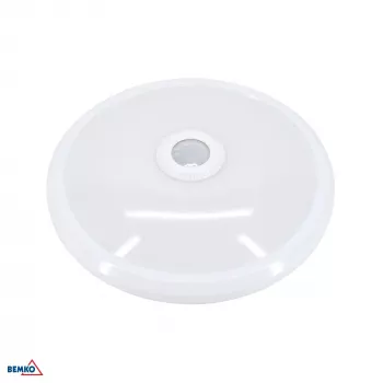 BEMKO DORIA LED Φωτιστικό οροφής 12W 4000K 1000lm IP20 με αισθητήρα PIR Λευκό
