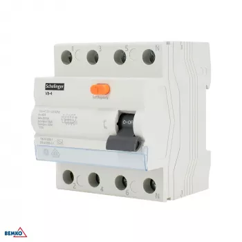 SCHELINGER ρελέ διαφυγής RCCB Type A 4P 25A 30mA 10kA VDE