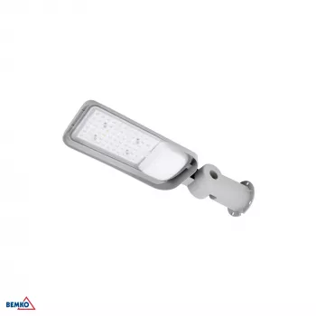 BEMKO JAZMIN LED φωτιστικό δρόμου 50W 4000K 6750lm IP65 ανοιχτό γκρι