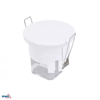 BEMKO Ανιχνευτής Κίνησης Μικροκυμάτων 360° IP54 Χωνευτός Λευκό