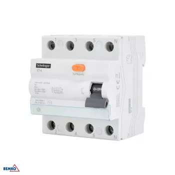 SCHELINGER Ρελέ Διαφυγής AC 4P 40A 30mA