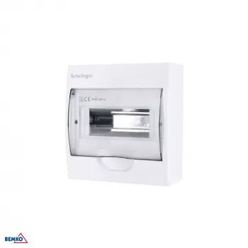SCHELINGER A80-RDN-IP40-NPE-08P Επιτοίχιος Πίνακας Διανομής IP40 8N+8PE 1x8P
