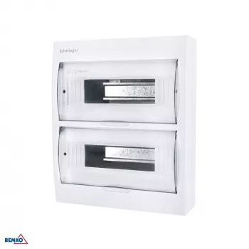 SCHELINGER A80-RDN-IP40-NPE-24P Επιτοίχιος Πίνακας Διανομής IP40 24N+24PE 2x12P