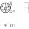 MITON MT-P136-B Εξωτερικό κουτί 1-Port Keystone Λευκό