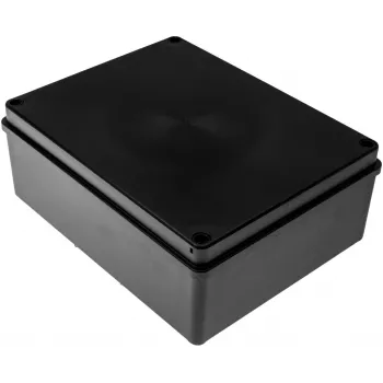 PAWBOL S-BOX 516CZ Κουτί διακλάδωσης εγκατάστασης 240x190x90 mm, χωρίς στυπιοθλίπτες, IP65, Μαύρο