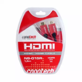 CONOTECH NS-015R Καλώδιο HDMI 2.0 1,5m Μαύρο