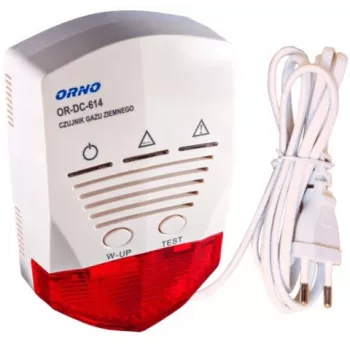 ORNO OR-DC-614 Ανιχνευτής φυσικού αερίου (μεθάνιο, CNG, LNG) 230V