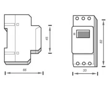 ORNO OR-PRE-414 Ψηφιακός χρονοδιακόπτης, ράγα DIN, 230V AC, 16A, 1 κανάλι