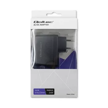 QOLTEC Τροφοδοτικό βύσματος 24W 12V 2A 5,5x2,5mm