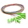 12x Pigtail SC/APC Μονότροπο G.657.A2 2m Χρυσοί Connectors