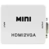 PULSAR Μετατροπέας HDMI σε VGA με ήχο - Μαύρο