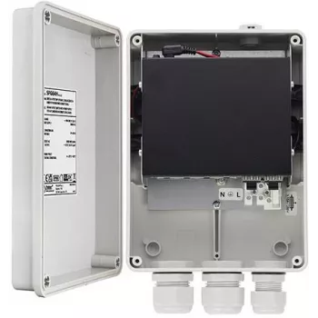 PULSAR SFG64H Switch PoE 6 θυρών Unmanaged, 4x PoE 10/100Mbps, 2x Uplink, 60W, IP56, Επιτοίχια τοποθέτηση