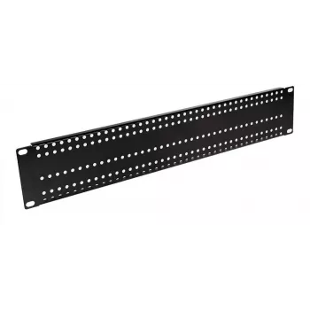 ATTE ADD-RACK2U1 αντάπτορας τοποθέτησης σε rack 2U 19 ιντσών με απλές οπές τοποθέτησης, μαύρο