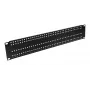ATTE ADD-RACK2U1 αντάπτορας τοποθέτησης σε rack 2U 19 ιντσών με απλές οπές τοποθέτησης, μαύρο