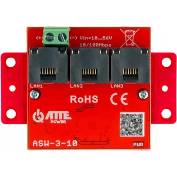 ATTE ASW-3-10 μη διαχειριζόμενος switch 10 θυρών 10/100 Mbps Desktop