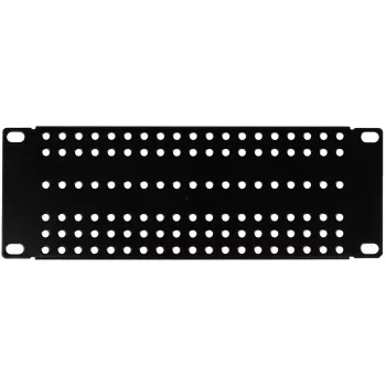 ATTE ADD-RACK10-2U1 adapter στήριξης rack 10 ιντσών 2U με ευθείες οπές, μαύρο