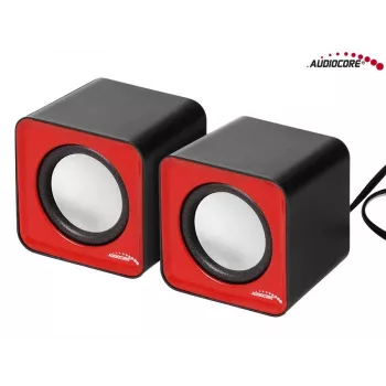 AUDIOCORE AC870R 6W USB 2.0 στερεοφωνικό ηχείο μαύρο