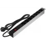 DELTA PD-7/RACK πολύπριζο 7 υποδοχών 19 ιντσών rackmount 1U Schuko μαύρο