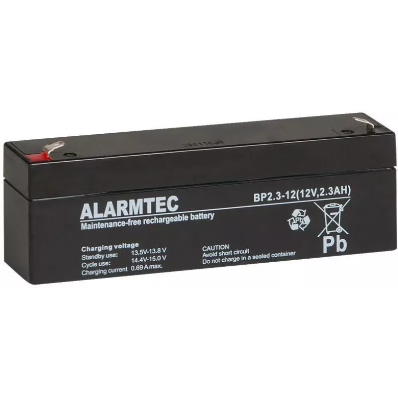 ALARMTEC BP 2,3-12 AGM μπαταρία 12V 2,3Ah