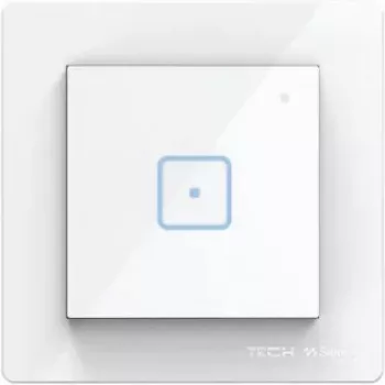 Tech Sterowniki FS-01m ενσύρματος μονοπολικός διακόπτης φωτός, λευκός