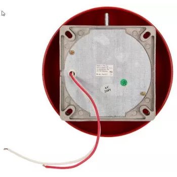 ORNO OR-DP-ML-131 σχολικό κουδούνι 230V AC 85dB κόκκινο ατσάλι