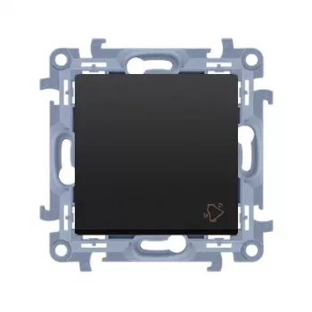KONTAKT SIMON 10 Module Μαύρο Ματ Κουδούνι Αυτοσφιγκτήρας 10AX 250V