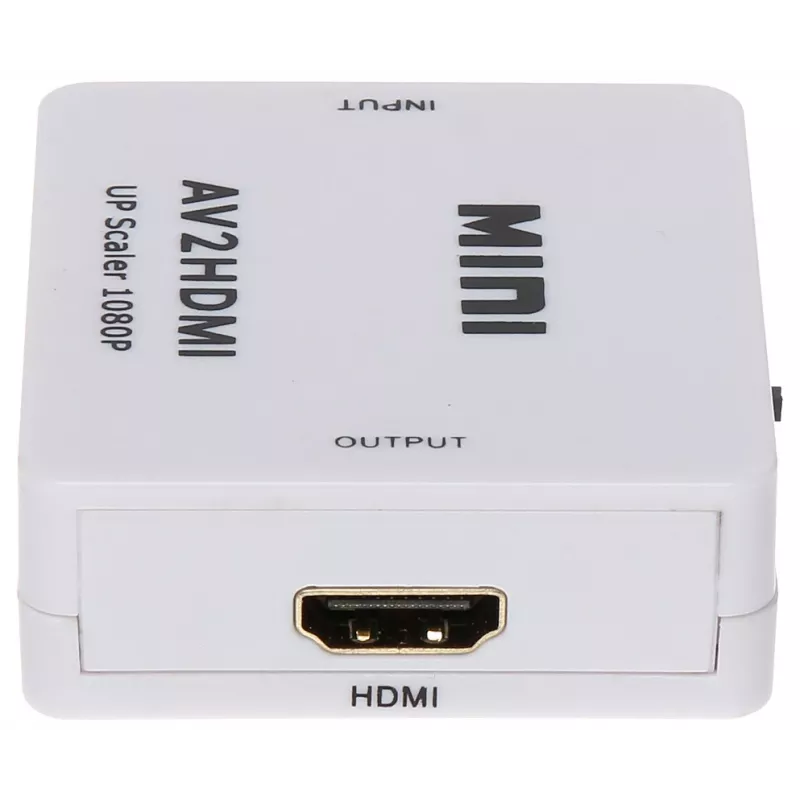 DELTA Μετατροπέας AV σε HDMI Μαύρο