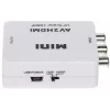 DELTA Μετατροπέας AV σε HDMI Μαύρο