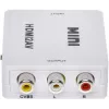 DELTA Μετατροπέας HDMI σε AV - Μαύρο