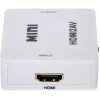 DELTA Μετατροπέας HDMI σε AV - Μαύρο