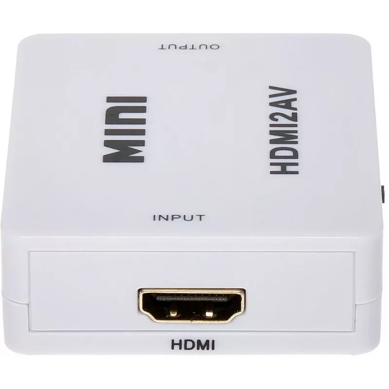 DELTA Μετατροπέας HDMI σε AV - Μαύρο