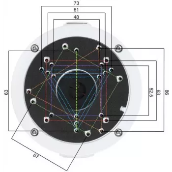 DELTA BD-320 Βάση κάμερας Λευκό
