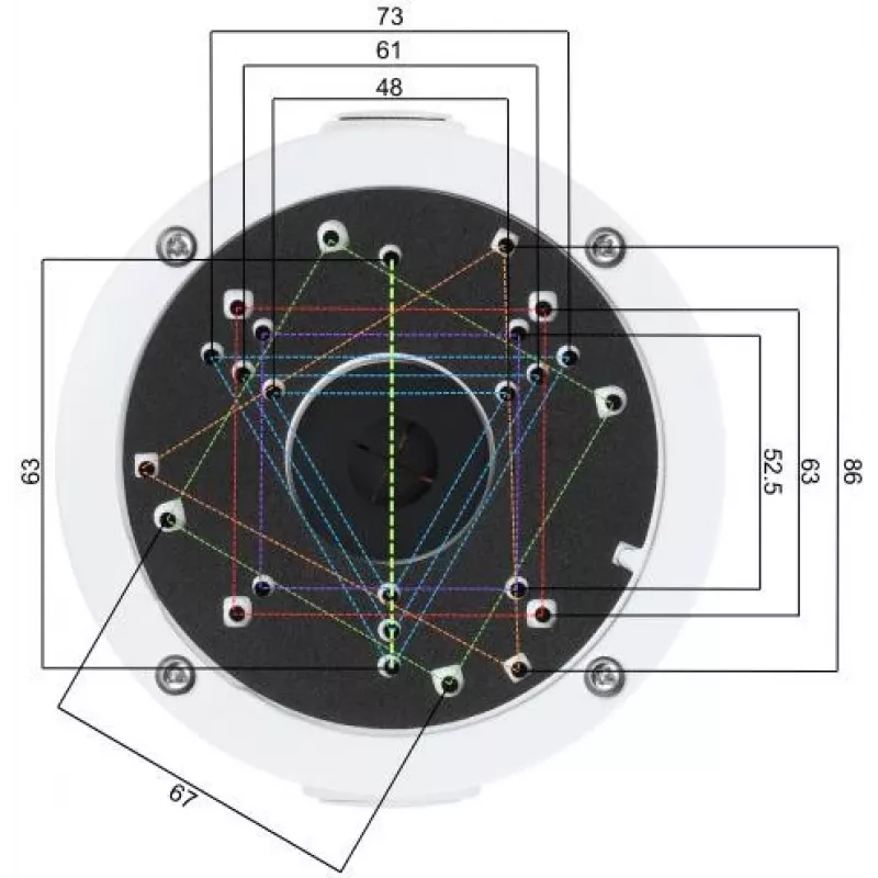 DELTA BD-320 Βάση κάμερας Λευκό