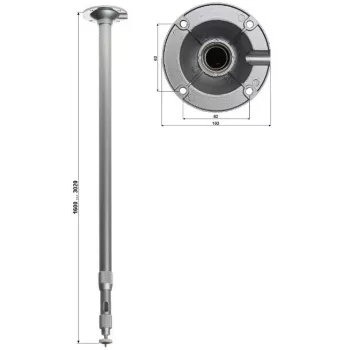 DELTA Τηλεσκοπική βάση οροφής για κάμερα BR-150X300