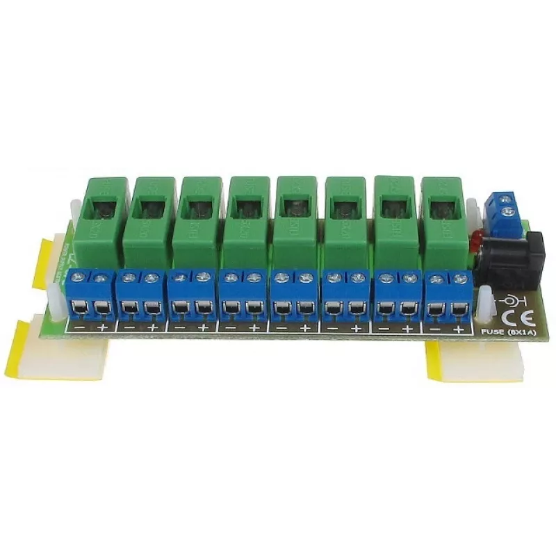 DELTA LZ-8/E Μονάδα διανομής ρεύματος, 8 έξοδοι, 10-30V DC, 8A, Ακροδέκτης βίδας