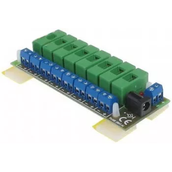 DELTA LZ-8/E Μονάδα διανομής ρεύματος, 8 έξοδοι, 10-30V DC, 8A, Ακροδέκτης βίδας
