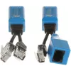 DELTA AD-UTP-2W/WG Διαχωριστής RJ45 UTP 2x RJ45 θηλυκό