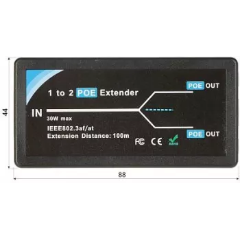 DELTA PoE Extender PFT1320 3 θυρών