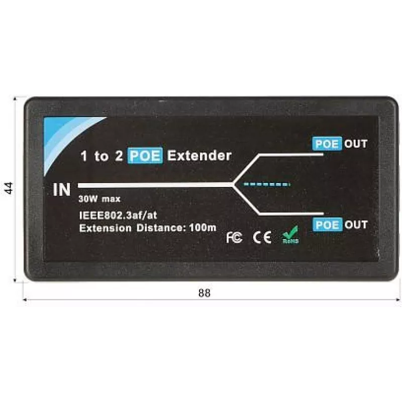 DELTA PoE Extender PFT1320 3 θυρών