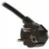 DELTA PD-6/R-2P Πολύπριζο προστασίας από υπέρταση 6 πριζών 2m καλώδιο Μαύρο