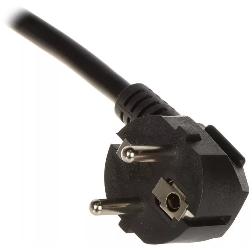 DELTA PD-6/R-2P Πολύπριζο προστασίας από υπέρταση 6 πριζών 2m καλώδιο Μαύρο