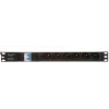 DELTA PD-6/R-2P Πολύπριζο προστασίας από υπέρταση 6 πριζών 2m καλώδιο Μαύρο