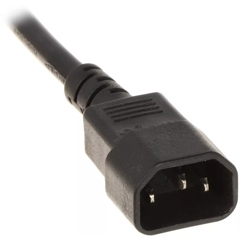 DELTA PD-8/R-IEC Πολύπριζο 8 πριζών προστασίας από υπέρταση 230V 10A Μαύρο