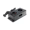 DELTA FPS-3S/CABLE Πολύπριζο επίπλων με 3 πρίζες, καλώδιο 1,5 m, Μαύρο